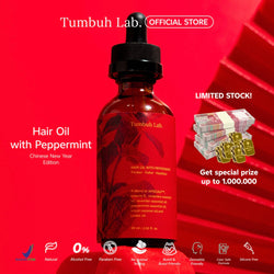 Tumbuh Lab Hair Oil with Peppermint Chinese New Year Edition