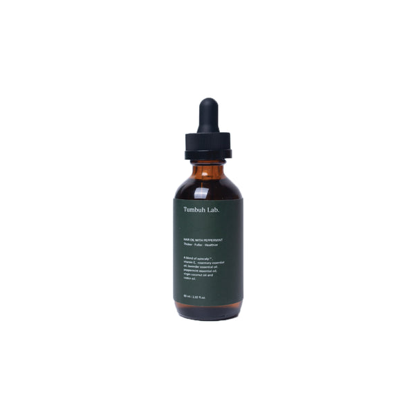 Hair Oil with Peppermint 60mL - New Formula